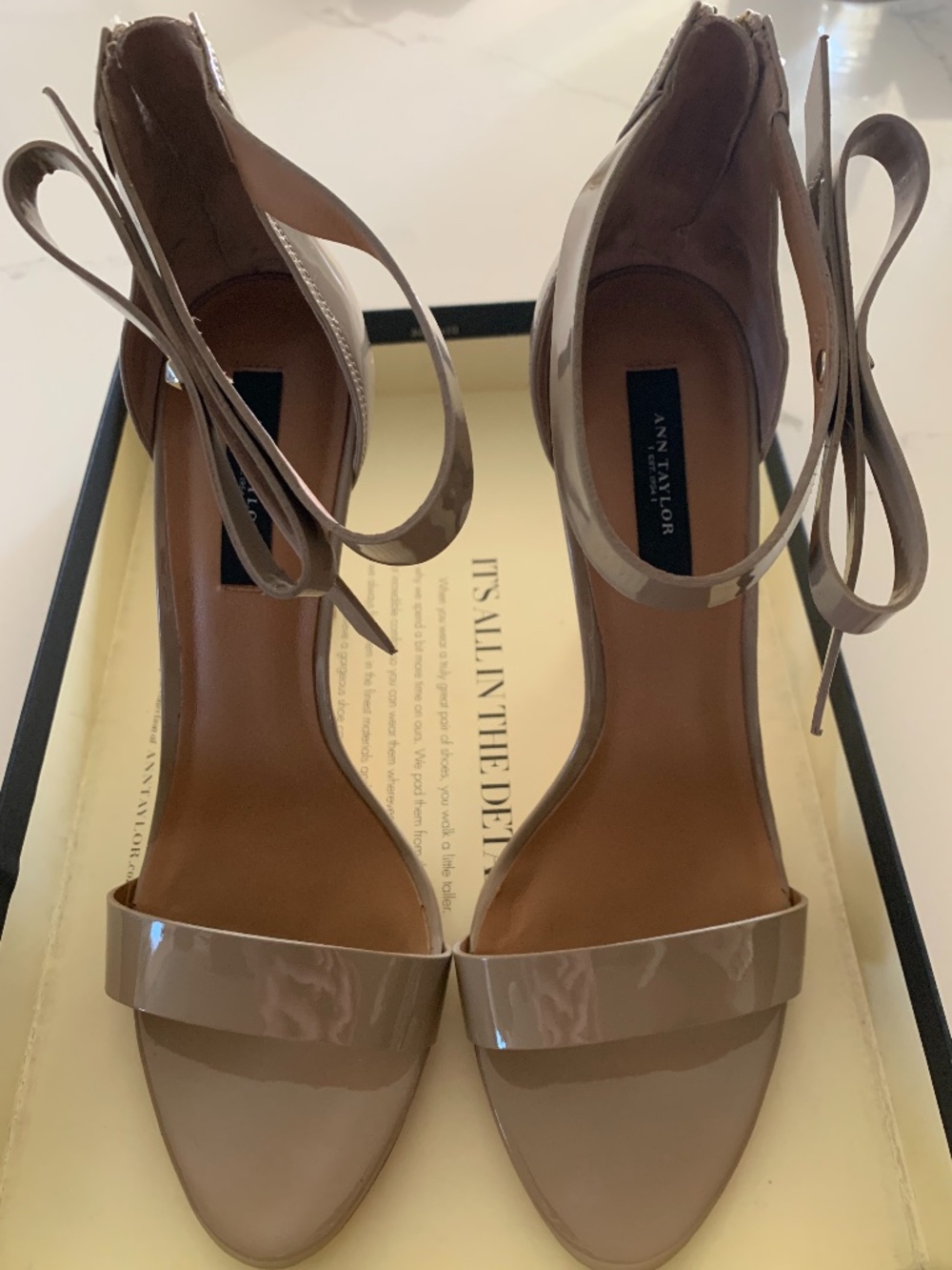 Ann Taylor Greta Bow Heel Sandal